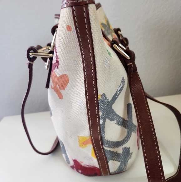 Dooney & Bourke Painted Bucket Bag - Picture 12 of 13